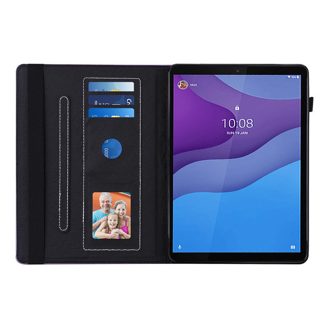 Klapki skórzane etui do Lenovo Tab M10 Plus TB-X606F X606X 10.3 P11 J606F M10 TB-X605F X505X M10HD Gen2 10.1 TB-X306F - Wianko - 36