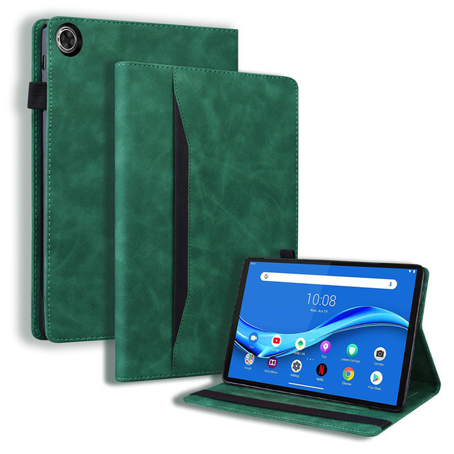 Klapki skórzane etui do Lenovo Tab M10 Plus TB-X606F X606X 10.3 P11 J606F M10 TB-X605F X505X M10HD Gen2 10.1 TB-X306F - Wianko - 118