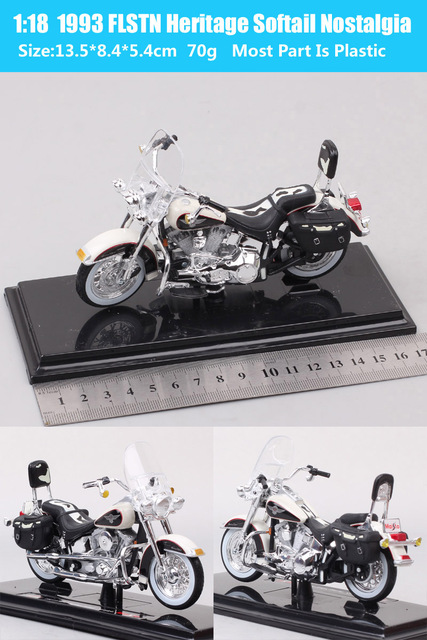 1/18 Skala Model Odlewu Motocykla Maisto FLHR Road King Street Bob Touring Duo Breakout - Wianko - 13