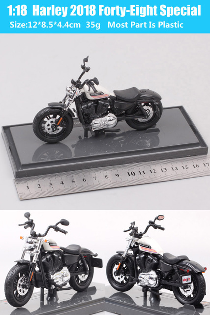 1/18 Skala Model Odlewu Motocykla Maisto FLHR Road King Street Bob Touring Duo Breakout - Wianko - 11