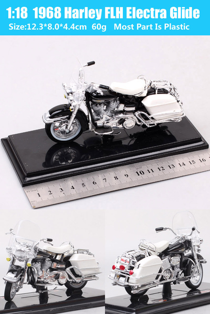 1/18 Skala Model Odlewu Motocykla Maisto FLHR Road King Street Bob Touring Duo Breakout - Wianko - 10