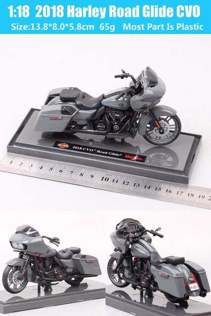 1/18 Skala Model Odlewu Motocykla Maisto FLHR Road King Street Bob Touring Duo Breakout - Wianko - 12