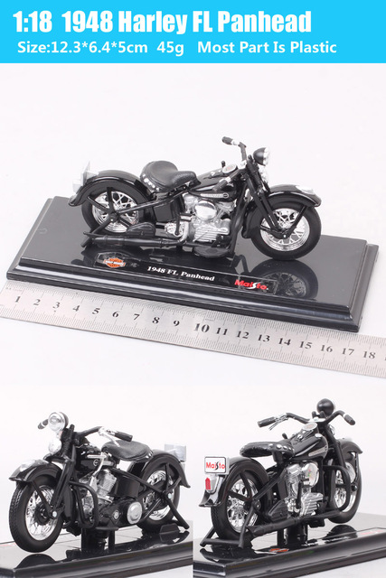 1/18 Skala Model Odlewu Motocykla Maisto FLHR Road King Street Bob Touring Duo Breakout - Wianko - 8