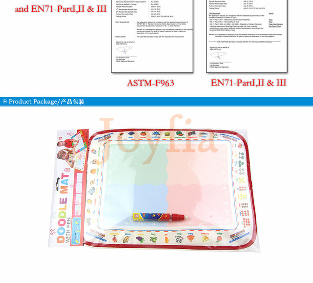 Dzieci zabawka do rysowania wodą - płyta matowa 29x39cm, magiczny długopis owocowy - Wianko - 8