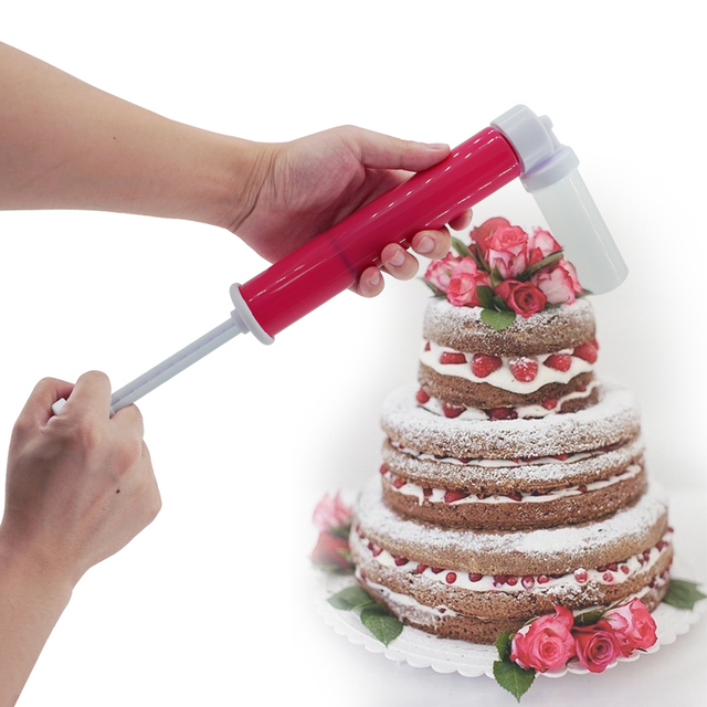 Zestaw do pieczenia z pompką do kolorowania ciasta Airbrush i narzędziami do dekoracji babeczek i deserów - Wianko - 11