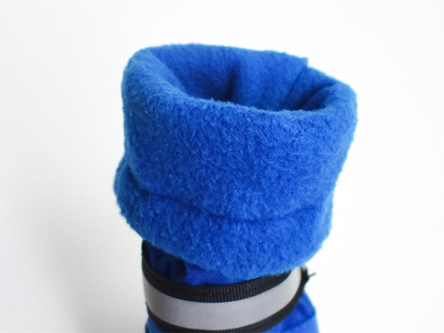 Zimowe buty dla dużego psa - trwałe, wodoodporne, wygodne, regulowane, odblaskowe, antypoślizgowe z gumowymi podeszwami - Wianko - 14