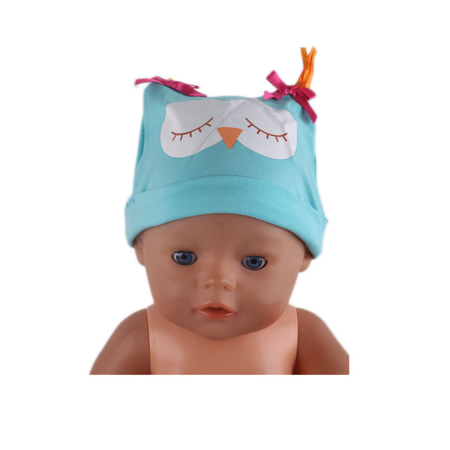 Akcesoria dla lalek: Ubranka - Kapelusz i Szalik 18 Cal - Amerykańska lalka & 43 Cm noworodek - Zabawka na Boże Narodzenie - Wianko - 16