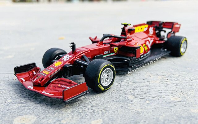 Model odlewania symulacji Ferrari SF1000 #5 #16 2020 F1 zespół Bburago 1:43 - Wianko - 14
