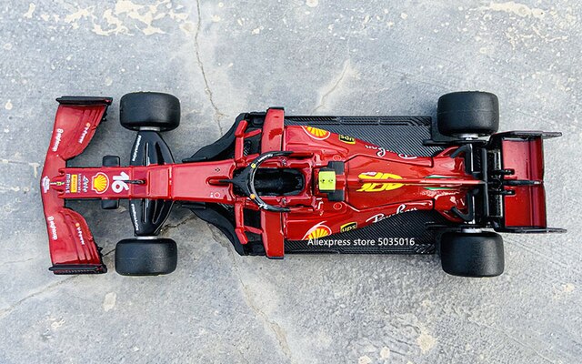 Model odlewania symulacji Ferrari SF1000 #5 #16 2020 F1 zespół Bburago 1:43 - Wianko - 18