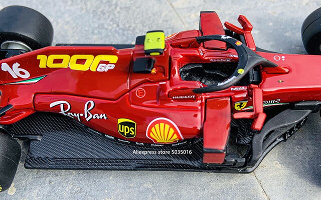 Model odlewania symulacji Ferrari SF1000 #5 #16 2020 F1 zespół Bburago 1:43 - Wianko - 17