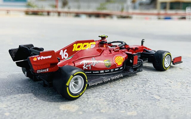 Model odlewania symulacji Ferrari SF1000 #5 #16 2020 F1 zespół Bburago 1:43 - Wianko - 12