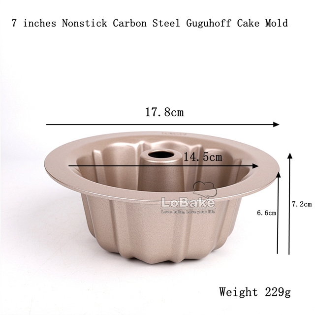 Forma do ciasta okrągła 7 cali ze stali węglowej z nieprzywierającą powłoką marki Guguhoff do serów i pieczywa - Wianko - 3