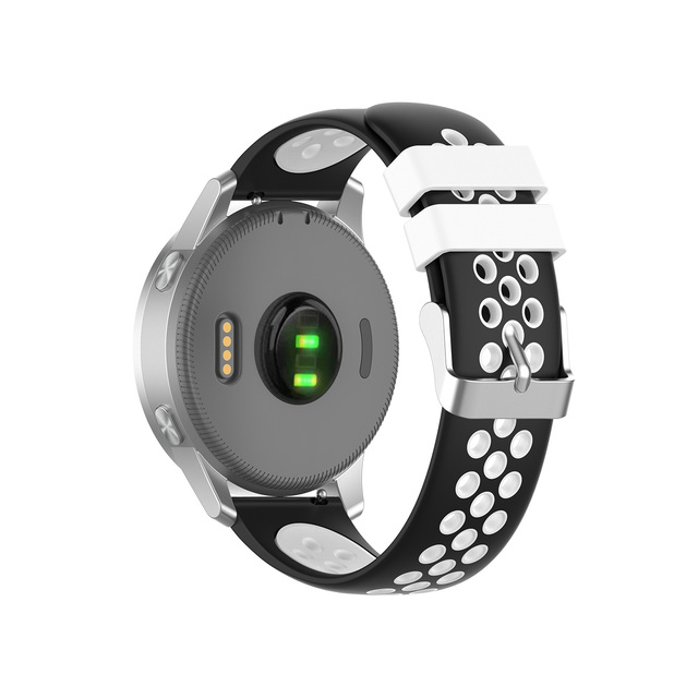 Pasek do zegarka Garmin Vivoactive 4s - miękki, silikonowy, oddychający, 18mm - Wianko - 13
