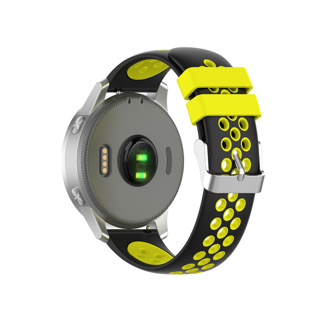 Pasek do zegarka Garmin Vivoactive 4s - miękki, silikonowy, oddychający, 18mm - Wianko - 28
