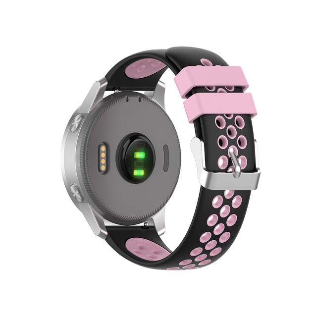 Pasek do zegarka Garmin Vivoactive 4s - miękki, silikonowy, oddychający, 18mm - Wianko - 17