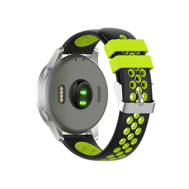 Pasek do zegarka Garmin Vivoactive 4s - miękki, silikonowy, oddychający, 18mm - Wianko - 37