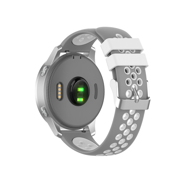 Pasek do zegarka Garmin Vivoactive 4s - miękki, silikonowy, oddychający, 18mm - Wianko - 47