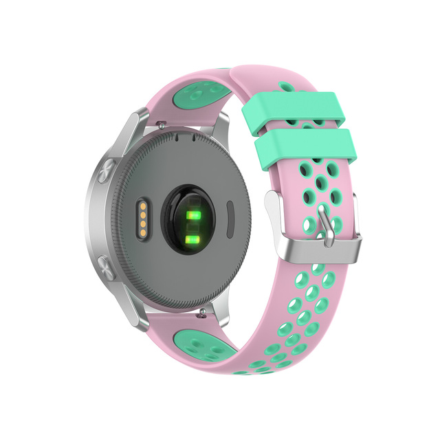 Pasek do zegarka Garmin Vivoactive 4s - miękki, silikonowy, oddychający, 18mm - Wianko - 7