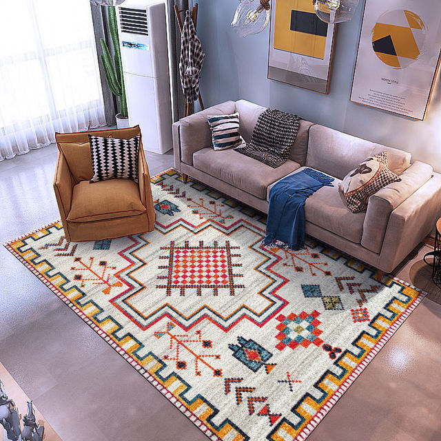 Boho dywan do salonu, sypialni - idealny dla miłośników stylu - Wianko - 11