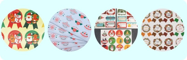 Ibsisi Life 500 sztuk rolka naklejek papierowych dekoracyjnych do pakowania prezentów Baby Show ślub - Wianko - 32