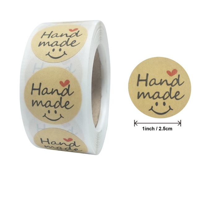 Ibsisi Life 500 sztuk rolka naklejek papierowych dekoracyjnych do pakowania prezentów Baby Show ślub - Wianko - 18