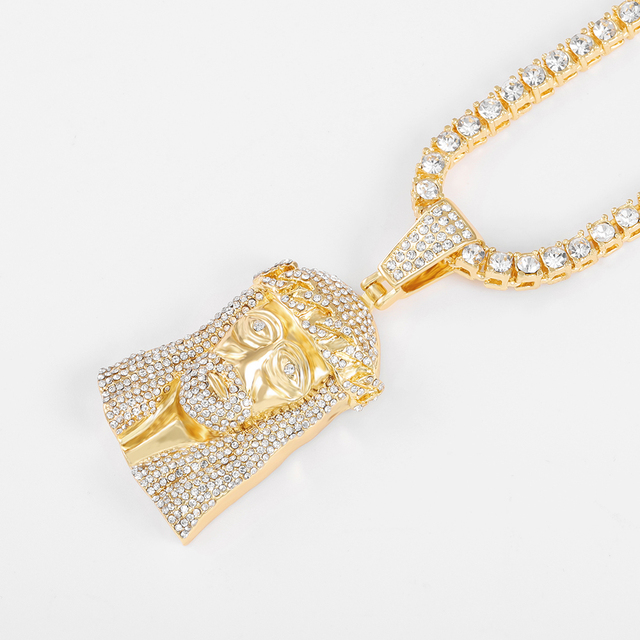 Duży naszyjnik mężczyźni z kubańskim łańcuchem o szerokości 13mm, złoty kolor, męska biżuteria - Wianko - 7