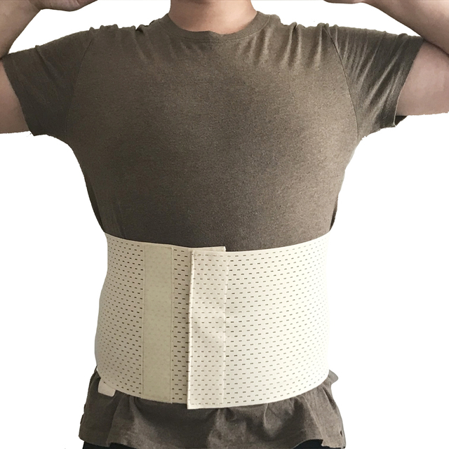 Medyczny pas biodrowy z wysokim oparciem oraz oddychającym gorsetem lędźwiowym - wsparcie kręgosłupa dla mężczyzn i kobiet - Wianko - 1