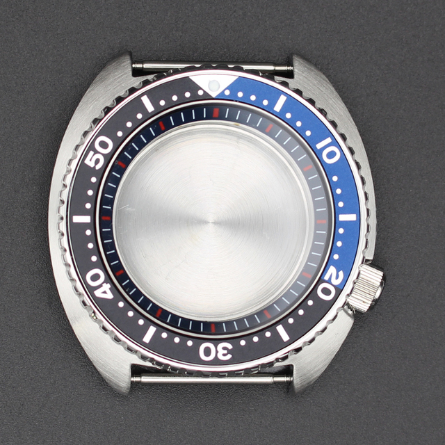 Zegarek męski CASE dla Seiko NH35/NH36, 45mm stal nierdzewna 316L, szafirowe szkło, tarcza 28.5mm - Wianko - 12