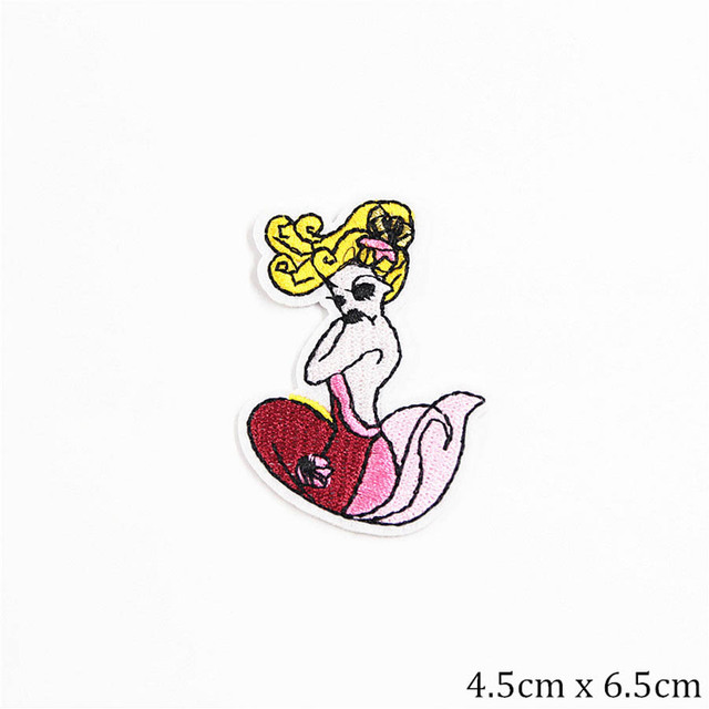 Syrenka Cartoon - własnoręczne zdobienie odzieży naszywkami haftowanymi na naszywkę czapka z butami - BU180 - Wianko - 16