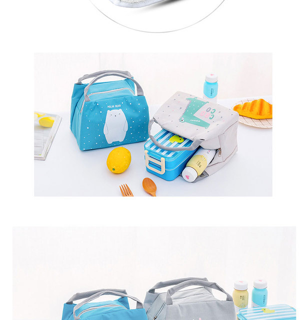 Praktyczna, mała torba chłodząca z wodoodporną izolacją termiczną dla puszek, butelek wina i jedzenia, idealna na piknik i lunch - Wianko - 5