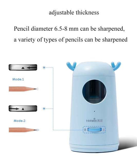 Automatyczna elektryczna temperówka USB do ołówków - dla dzieci, artykuły biurowe - Wianko - 9