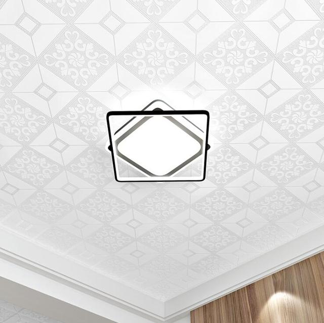 Tapeta 3D dachowa do sypialni i salonu - minimalistyczny wzór rombów - Wianko - 7