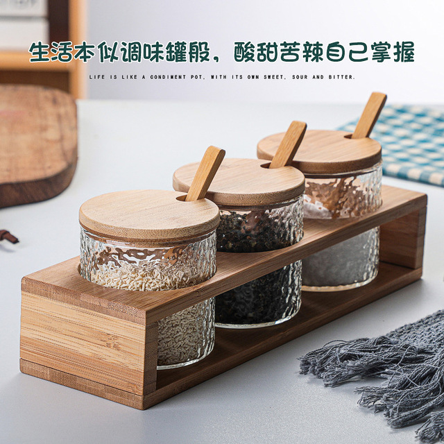 Młotek do przypraw stylu japońskiego z bambusowym i drewnianym pudełkiem - Wianko - 4