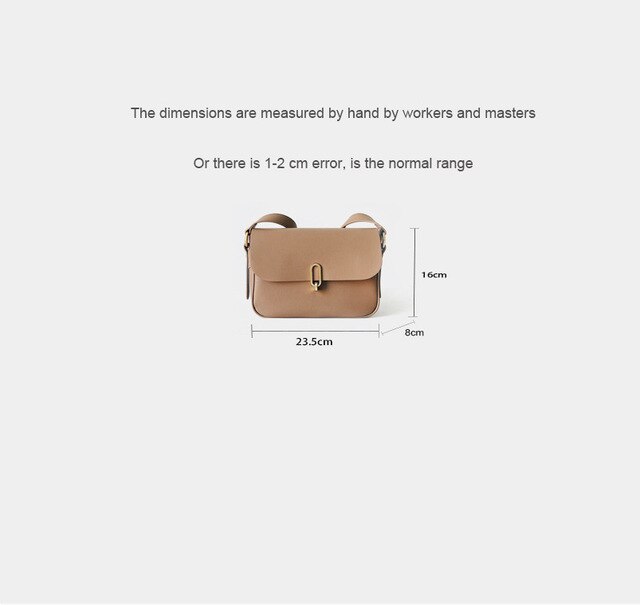 Torebka damska Circle Buckle Small Square Bag - nowa moda europejsko-amerykańska, wersja koreańska, kolor czerwony - Wianko - 1