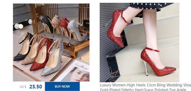 Luksusowe damskie buty na słupku z diamentowymi krawędziami i kryształkami srebrne - Wianko - 27