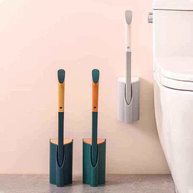 Jednorazowa szczotka do wc, długa rączka, wymienna, Closestool WC Cleaner Tools - Wianko - 16