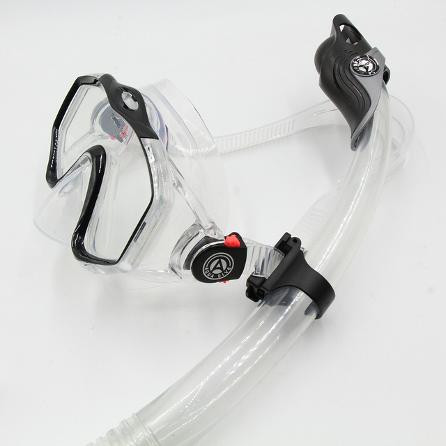 Maska do pływania elastyczna z tworzywa sztucznego Snorkel Keeper - klip do ustalania rurki nurkowej - Wianko - 7
