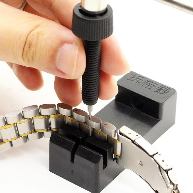Przenośne narzędzie do skracania i regulacji bransoletki zegarka z paskiem łańcucha i rozcinaczem - Wianko - 6