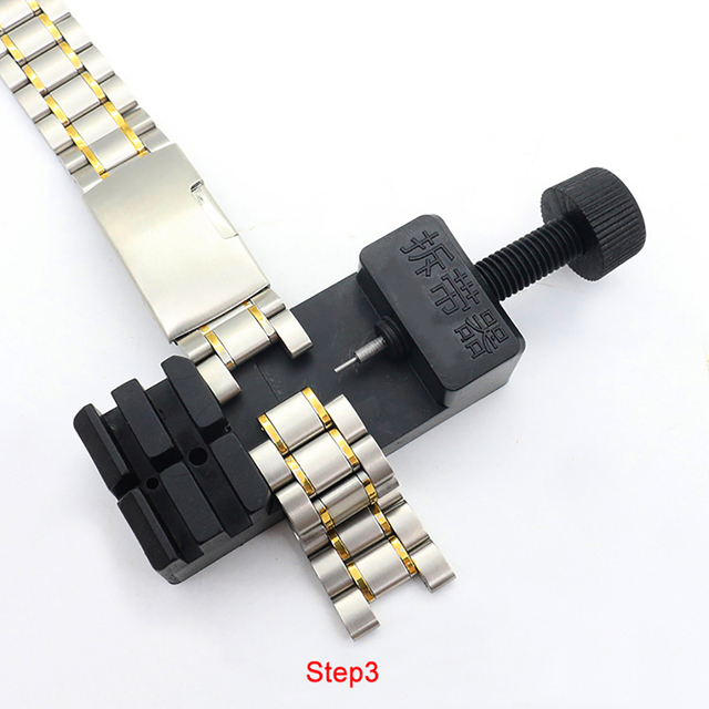 Przenośne narzędzie do skracania i regulacji bransoletki zegarka z paskiem łańcucha i rozcinaczem - Wianko - 5