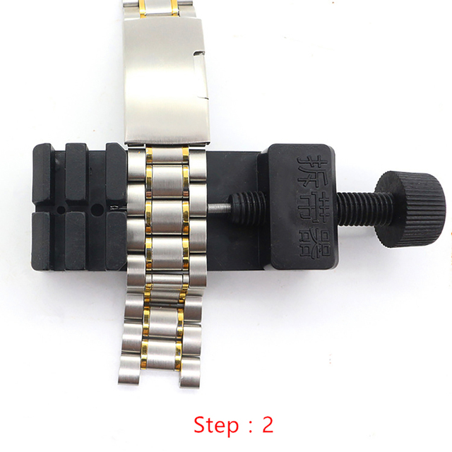 Przenośne narzędzie do skracania i regulacji bransoletki zegarka z paskiem łańcucha i rozcinaczem - Wianko - 4
