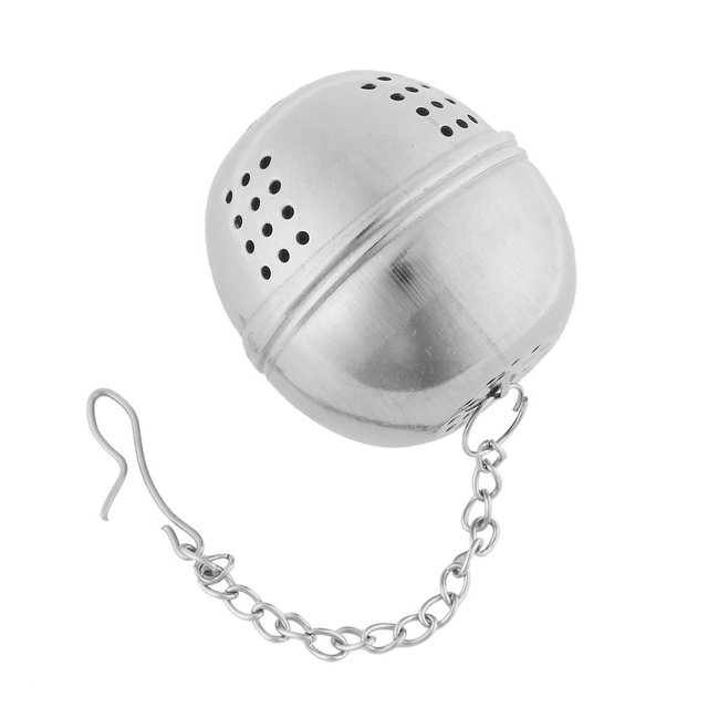 Zaparzacz do herbaty w kształcie jajka, srebrny, ze stali nierdzewnej - Wianko - 7