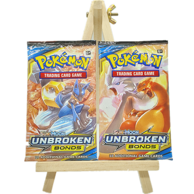 9 kart GX Pokemon Unified Bonds: Niezniszczalny zespół Unity Bond Team Spirit Evolution Booster, kolekcja pudełek z grą w karty, 2 paczki - Wianko - 1