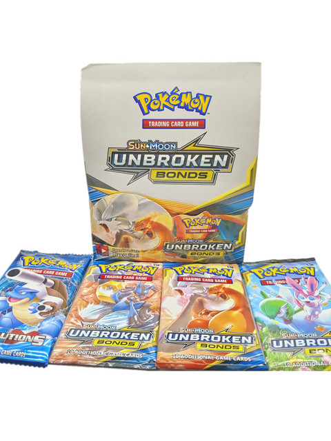 9 kart GX Pokemon Unified Bonds: Niezniszczalny zespół Unity Bond Team Spirit Evolution Booster, kolekcja pudełek z grą w karty, 2 paczki - Wianko - 7