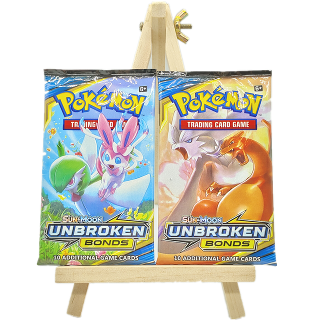 9 kart GX Pokemon Unified Bonds: Niezniszczalny zespół Unity Bond Team Spirit Evolution Booster, kolekcja pudełek z grą w karty, 2 paczki - Wianko - 2