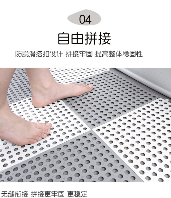 Maty łazienkowe Anti-slip: podkładka pod stopy, prysznic, myjnia ręczna - Wianko - 8
