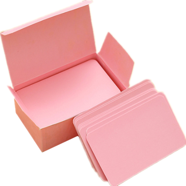 Różowa karta na notatki z pustą wiadomością - karteczki Mini etykieta odręczne na boże narodzenie oraz walentynki - Wianko - 1