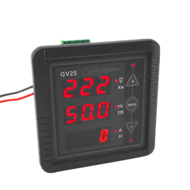 Generator miernika cyfrowego GV25 MK2 do pomiaru napięcia, prądu i częstotliwości, panel 110/220V - Wianko - 2