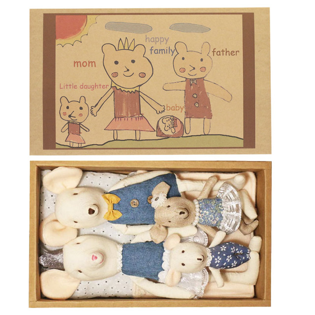 Miękka pluszowa mysz lalka 30cm - idealny prezent dla dzieci na Boże Narodzenie i urodziny - Wianko - 4