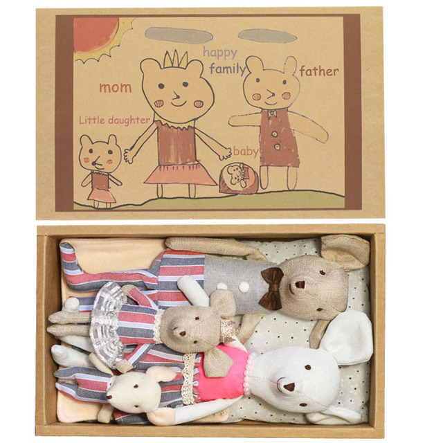 Miękka pluszowa mysz lalka 30cm - idealny prezent dla dzieci na Boże Narodzenie i urodziny - Wianko - 1