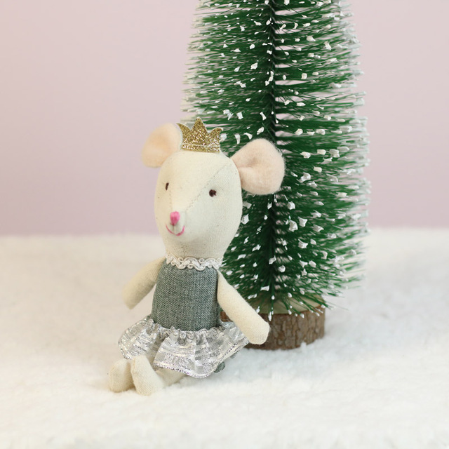 Miękka pluszowa mysz lalka 30cm - idealny prezent dla dzieci na Boże Narodzenie i urodziny - Wianko - 15